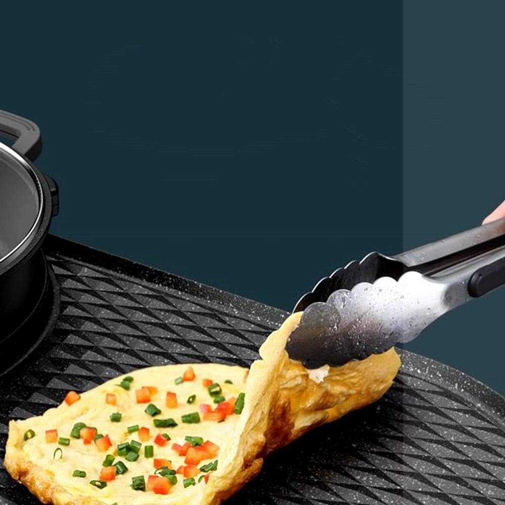 review Aigrun Courtyard Outdoor Mute Smoke-Free Full Electric Grill Pan Barbecue Stove Indoor Smoke-Free Barbecue Grill Seafood Electric Hot Pot-Large BBQ Plate