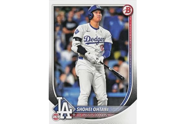 Shohei Ohtani 2025 Bowman Baseball Series Mint Card #17 Picturing Him in His White Dodgers Jersey