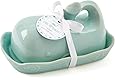 Two's Company 51197 Oh Whale Butter Dish, Seafoam