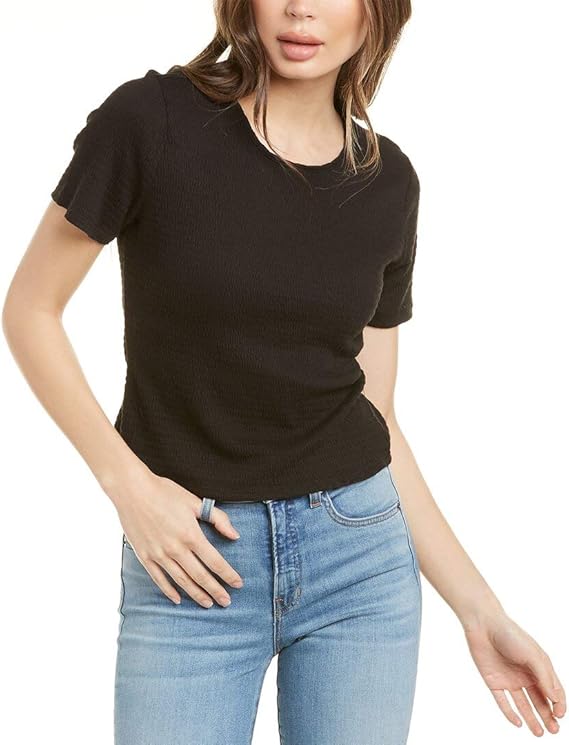 Paper Crane Smocked TShirt Clothing