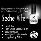 Seche Vite Dry Fast Top Coat 0.5oz Boxed 2 Pack by Seche Nail Polish Finish view 5