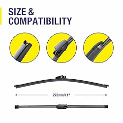 3 Wipers 22"/22"/11" Replacement For Ford