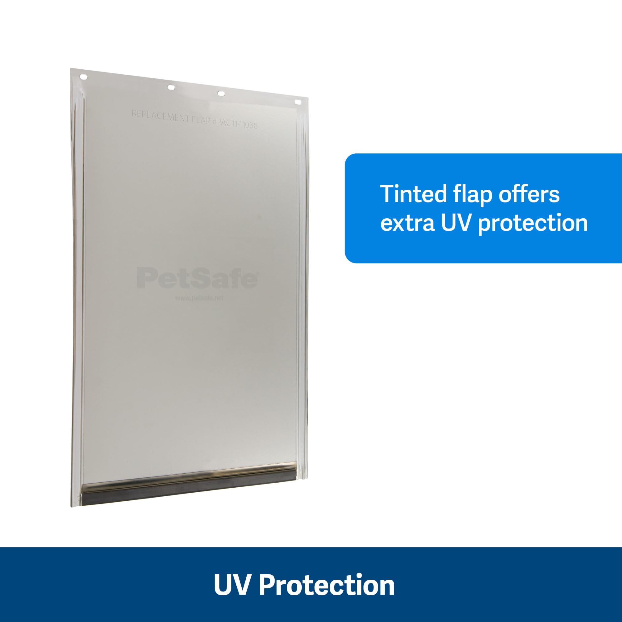 PetSafe Original Replacement Flap - Doggie Door Vinyl Replacement Flap for Sliding Glass Pet Door - Durable & Made with Non-Toxic Materials - 16 7/8