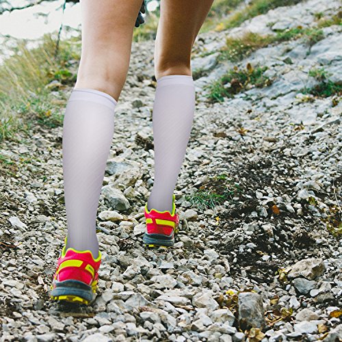 image for PACEARTH Compression Socks for Women & Men Long Sports Socks 1 Pair fo
