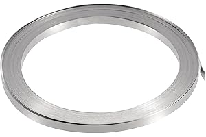 A ABSOPRO Car Nickel Strip 99.6% Nickel 0.1x3mm 32.8ft Nickle Tabs for 18650 Soldering Tab for High Capacity Lithium Li-Po Ba