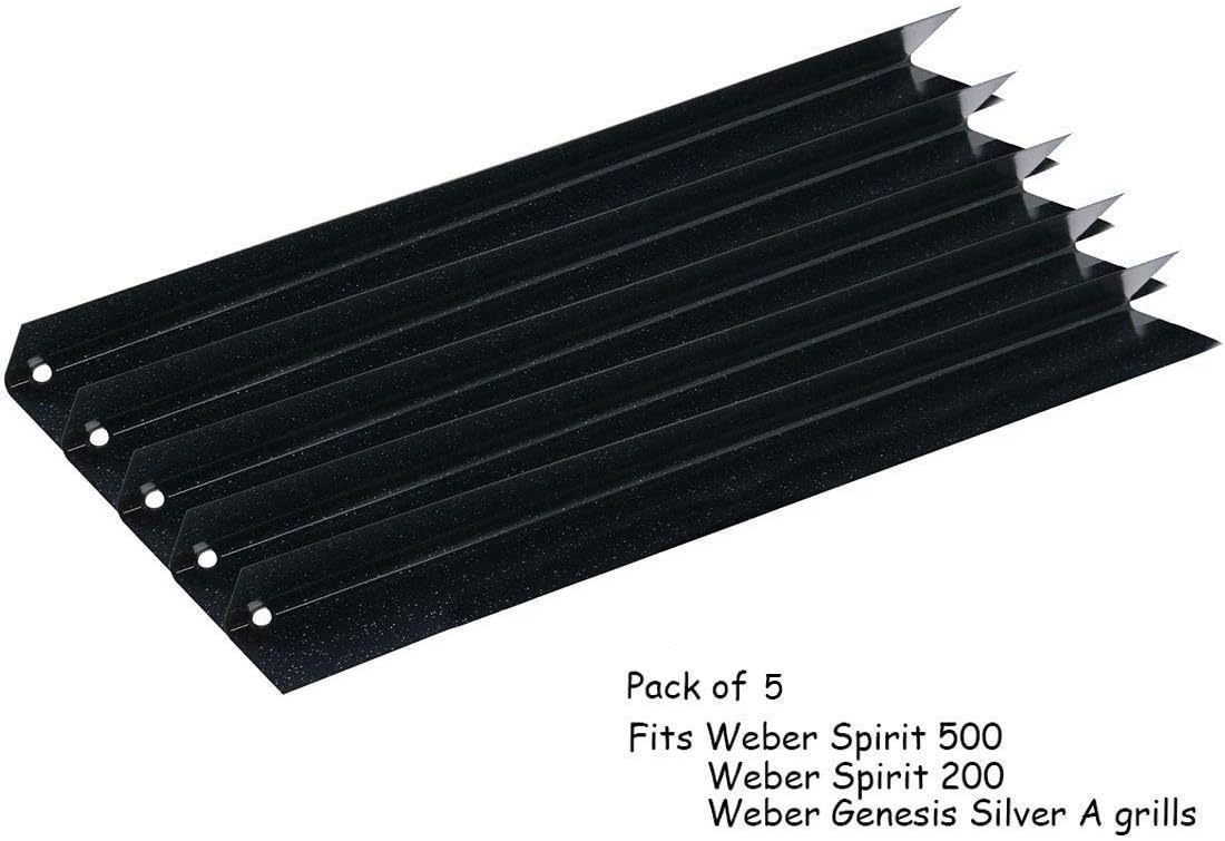 GFTIME 54.6 x 5.2 x 4.1cm Flavorizer Bar 7535 for Weber Spirit E200 E210 S200 S210 gas grill with Side Burner Knobs (2009-2012) - Image 3