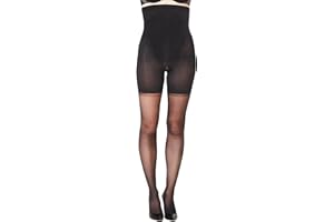 SPANXshape High-Waisted Mid-Thigh Sheers - Comfortable Tummy Control Shapewear - Sheer Pantyhose - No Visible Panty Lines
