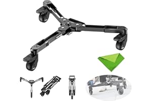 YC Onion Pineta Monopod Dolly for Pineta Pro Carbon Fiber Monopod, Extensible 3/8” Screw, Quick Release Knob, 360°Rotation Si