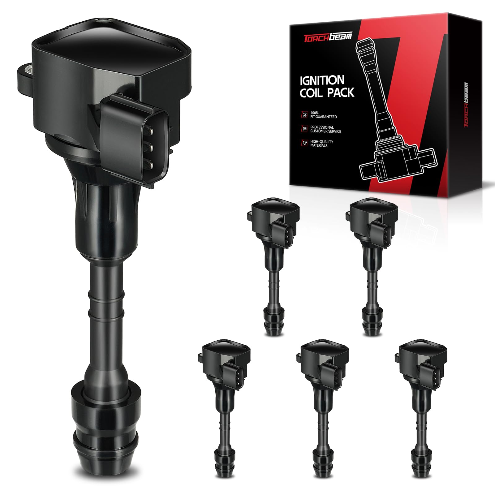 Torchbeam 6 Packs Ignition Coil UF401 Fit for 003