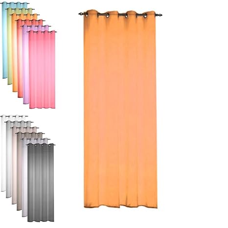 Today Vorhang 135/240 Canon de Fusil Polyester 135 x 240 cm, Polyester, Orange, 135x240 cm