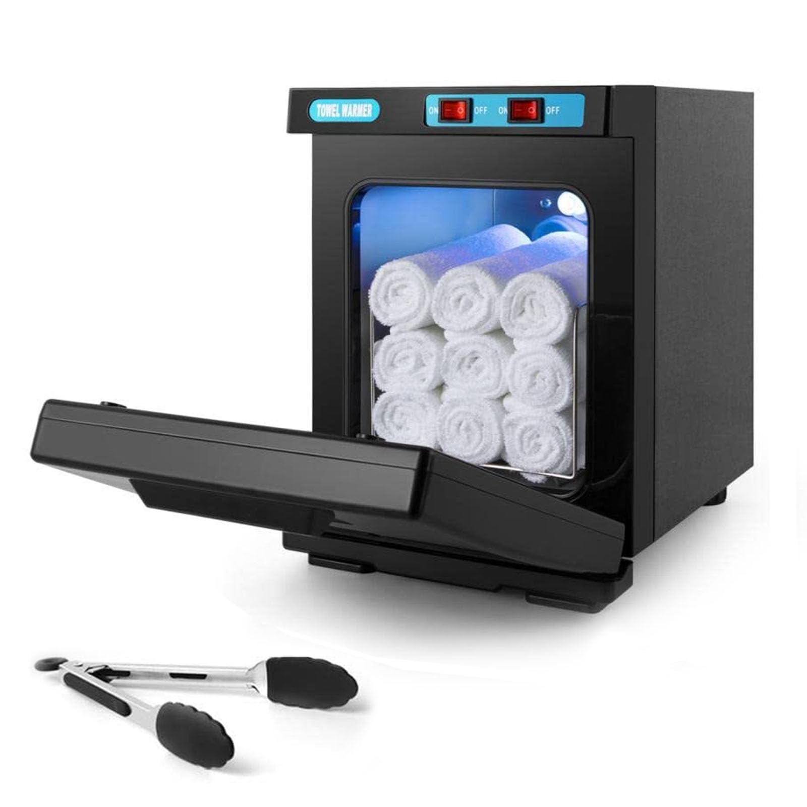 AYYDS Hot Towel Warmer Cabinet, Towel Heater Sterilizer Box, Professional Towel Cabinet for Facial Salon Beauty Massage SPA Bathroom Home (Black, 5L)