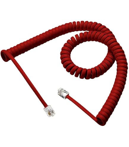 Cable Telefónico En Espiral Blanco De 5 M - Para Conexiones Y Ampliar Alcance En Instalaciones