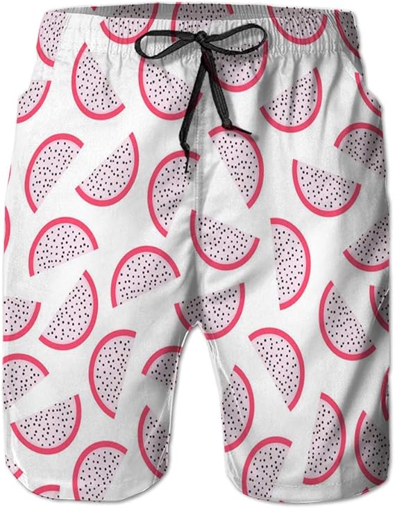 Mens Summer Swim Trunks Shorts de Playa de Secado rápido Patrón de