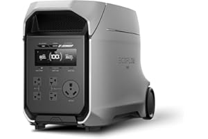 EF EcoFlow DELTA 3 Ultra Plus Portable Power Station, 3072Wh LiFePO4 Battery, 3600W (7200W Surge) Output, Expandable to 11kWh