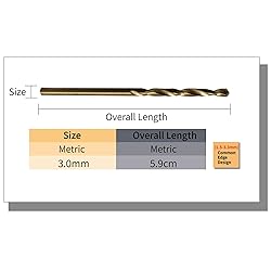 STROTON Metric M42 8% Cobalt Drill Bits for