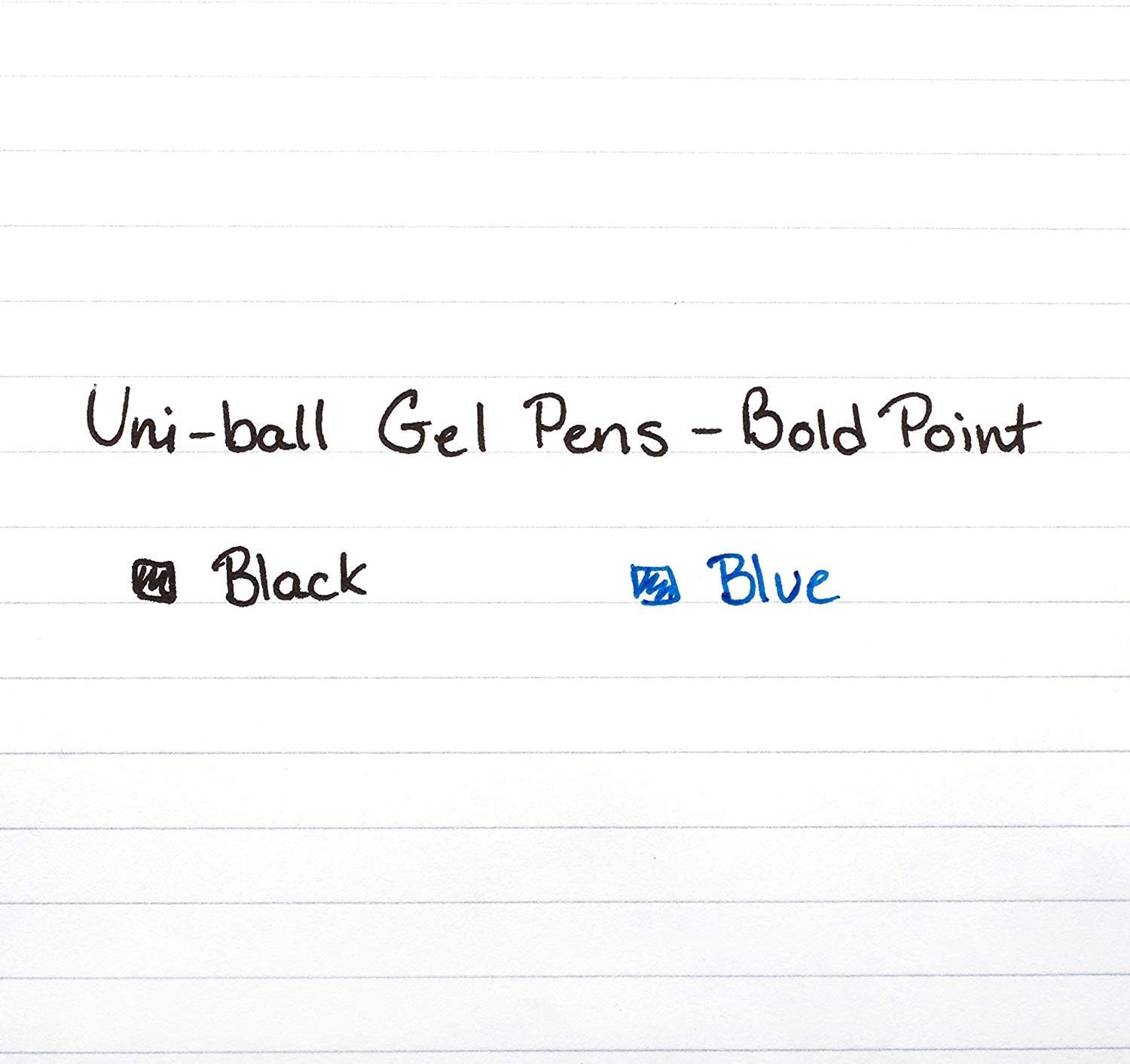Uni-Ball 1790895 Signo 207 Retractable Gel Pen, Bold Point, Black Ink, 12-Count: Industrial & Scientific