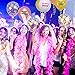 She Said Yaaas Rose Gold,White, Confetti Balloons Pack of 15 Bachelorette Party, 12 inch, Great for Bridal Shower Bachelorette Engagement Decorations, Birthday Party (3 Color)