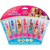 Disney Princess Lip Gloss Set, 7-Piece Swirl Plant-Based, Ages 3+