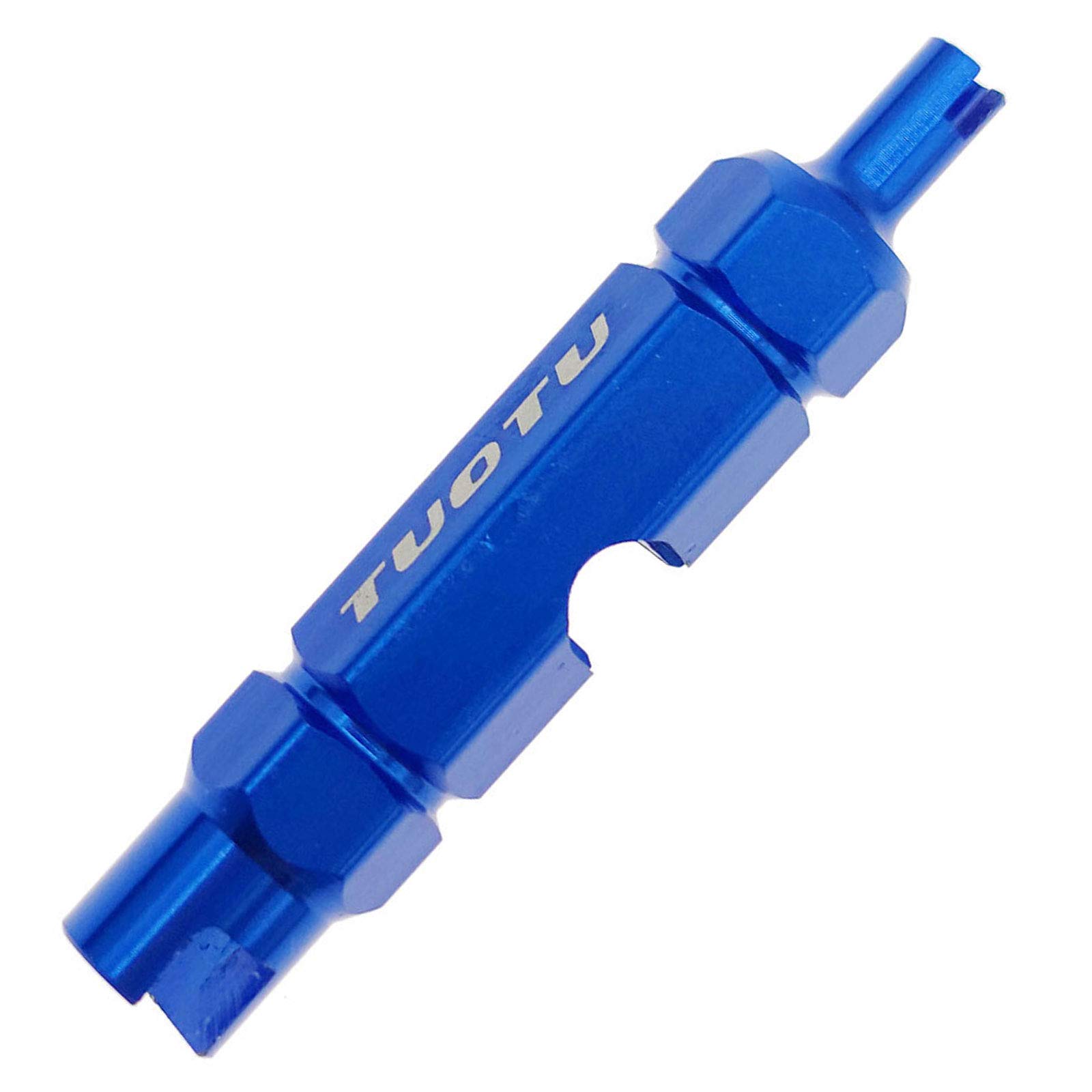 TuoTu Bicycle Schrader Valve Core Removal Tool Bike Presta Extender 5mm Wrench — image 1