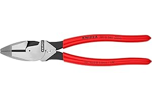 Knipex 09 11 240 9.5-Inch Ultra-High Leverage Lineman's Pliers with Fish Tape Puller and Crimper