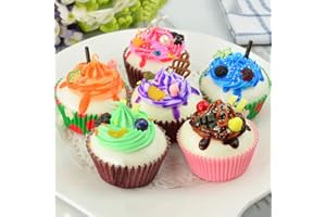 Nice purchase 6Color Realistic Artificial Fake Cake Cupcake Model Home Staging Equipment Crafts Photography Props Home Decoration