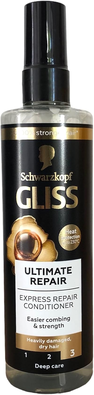 Gliss Ultimate Repair Conditioner Spray 200 ml for Very Damaged Hair Schwarzkopf