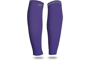 CRUCIAL COMPRESSION Calf Compression Sleeve for Men & Women (20-30mmHg) - Best Calf Compression Socks for Running, Shin Splint, Calf Pain Relief, Leg Support Sleeve for Runners, Medical, Air Travel, Nursing, Cycling