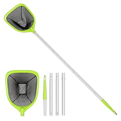 Swimming Pool Skimmer Net 57 inches, Leaf Rake Net