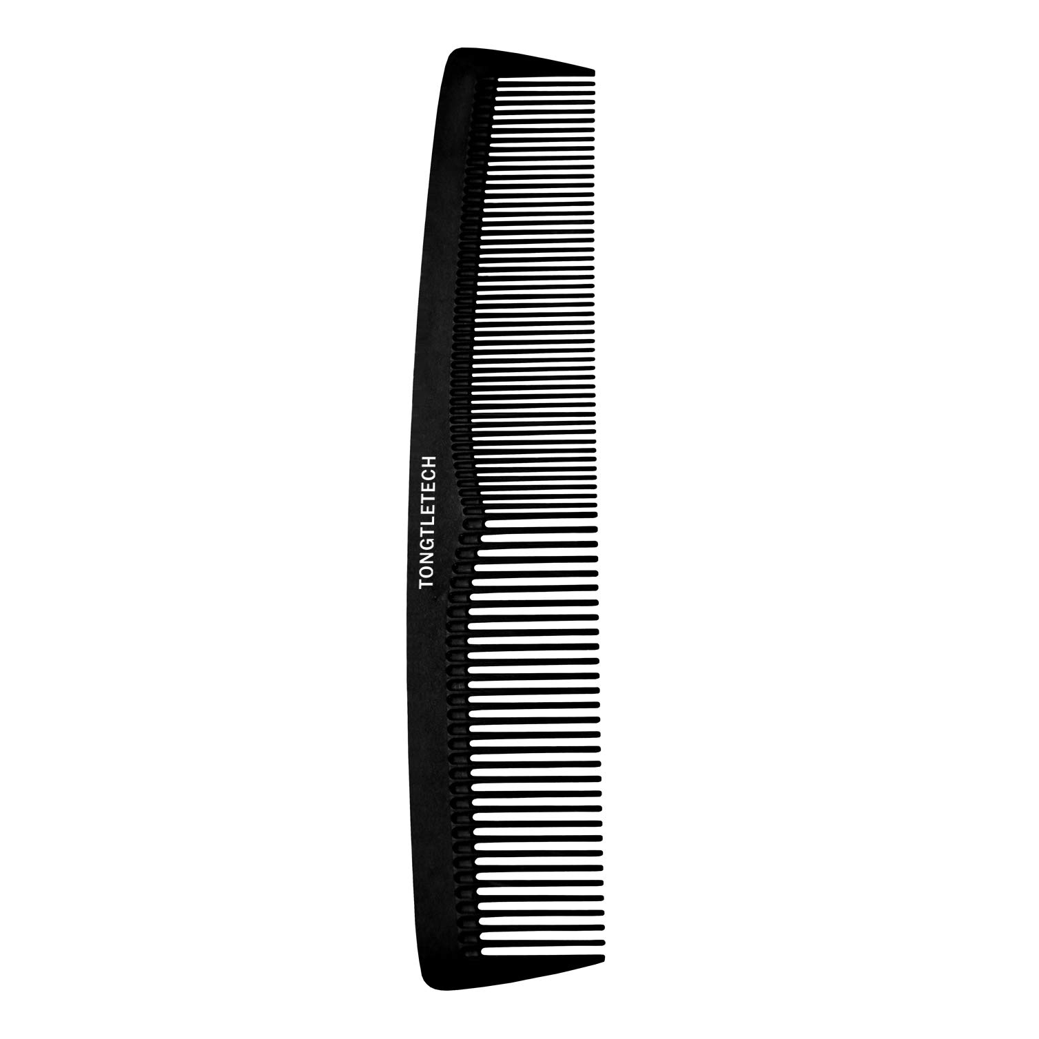 Master Barber Comb - Professional Carbon Anti-static Barber Comb, Heat Resistant Fine & Medium Tooth in Black