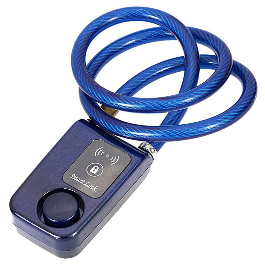 上質で快適 Solebe Bluetooth スマートロック キーレスバイク バイク ゲートドア スマートロック 盗難防止アラーム 110db 電話アプリコントロール Blue 31 5 Inch B07mnsy1l5 早割クーポン Firstcity Edu My