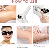 ACWOO IPL Laser Hair Removal Device, 3-in-1, Ice Cooling, 9 Levels view 9