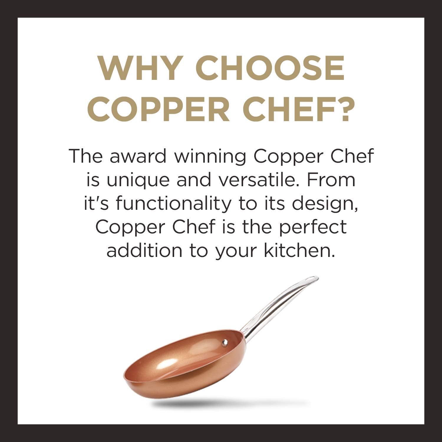 Copper Chef Cookware 9-Pc. Round Pan Set, Aluminum and Steel with Ceramic Non-Stick Coating Cookware Set, Includes Lids, Frying and Roasting Pans Accessories, Pots and Pans Set: Kitchen & Dining