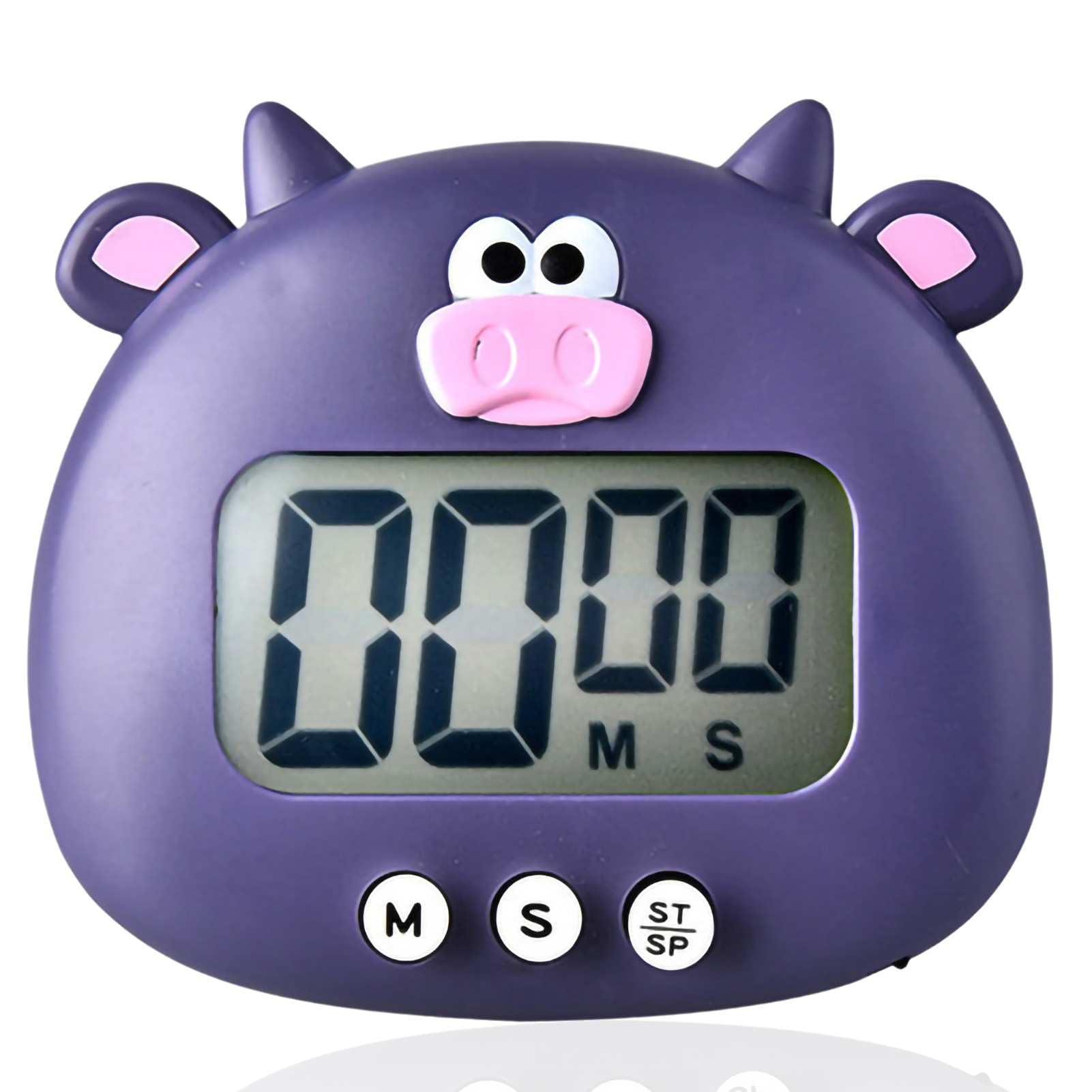 Magnetic Kitchen Timer Countdown Digital Electronic Cute Cartoon Animal Digital Kitchen Cooking Timer with ON Off Switches for Cooking Bake Egg Toothbrush Classroom Teacher