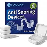 Anti Snoring Devices, Adjustable Snore Stopper for Men and Women, 3-Gear Fit for Personalized Comfort, Individually Packaged & Reusable – 4 Pack