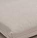 Pillow Perfect Pompeii Solid Indoor/Outdoor Patio Seat Cushions Plush Fiber Fill, Weather and Fade Resistant, Square Corner - 16
