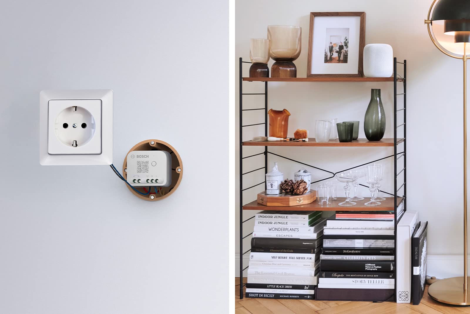 Bosch Smart Home Relais Schalter, zur digitalen Steuerung von elektronischen Geräten und Beleuchtung, kompatibel mit Amazon Alexa, Google Assistant und Apple HomeKit 4