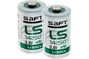 Synergy Digital Dog Collar Batteries, Compatible with Dogwatch R9 Dog Collar, (Lithium, 3.6V, 1200 mAh), Replacement for Eternacell B9696T Battery, Combo-Pack Includes: 2 x COMP-4-SAFT Batteries