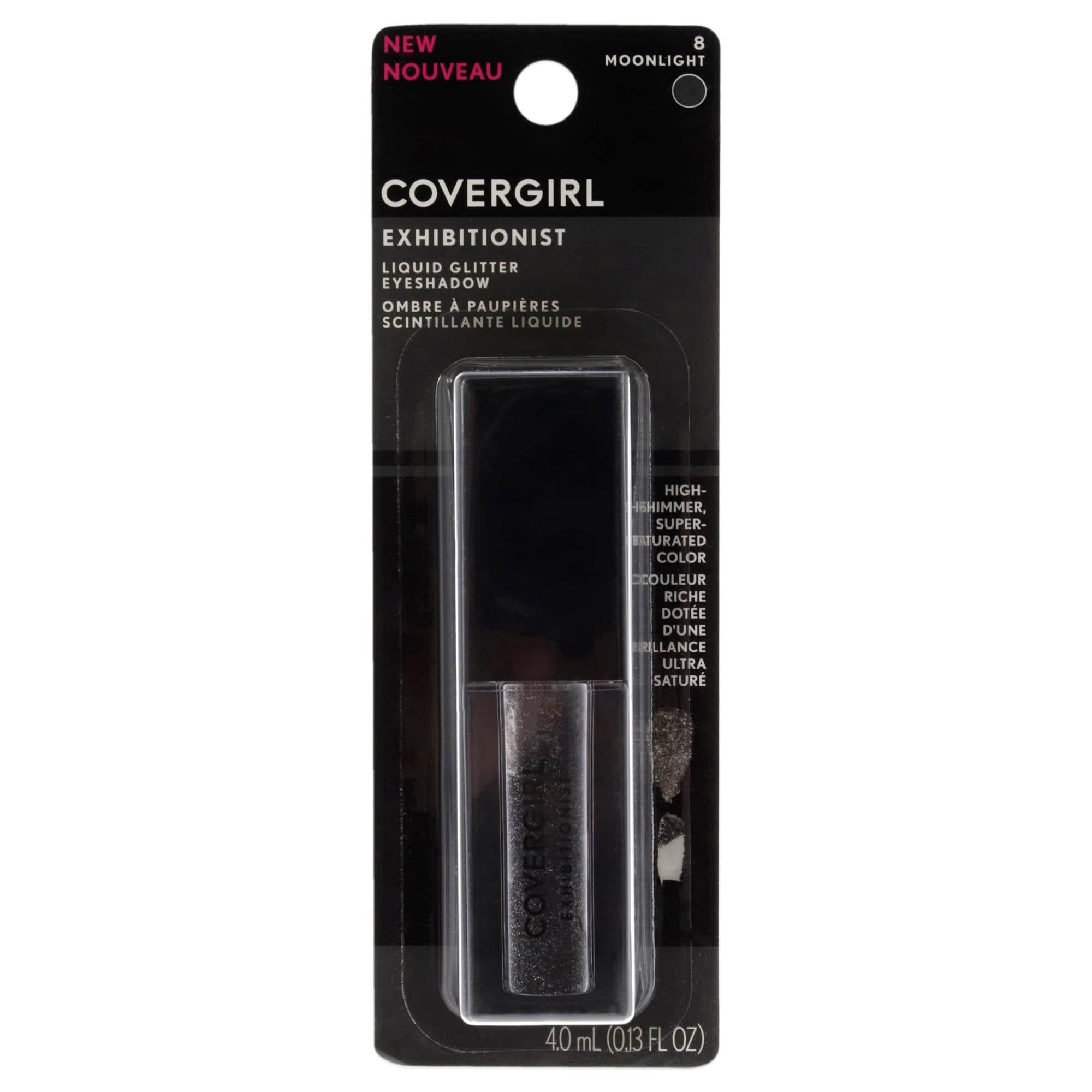 CoverGirl Exhibitionist Liquid Glitter Eyeshadow - 8 Moonlight For Women 0.13 oz Eye Shadow