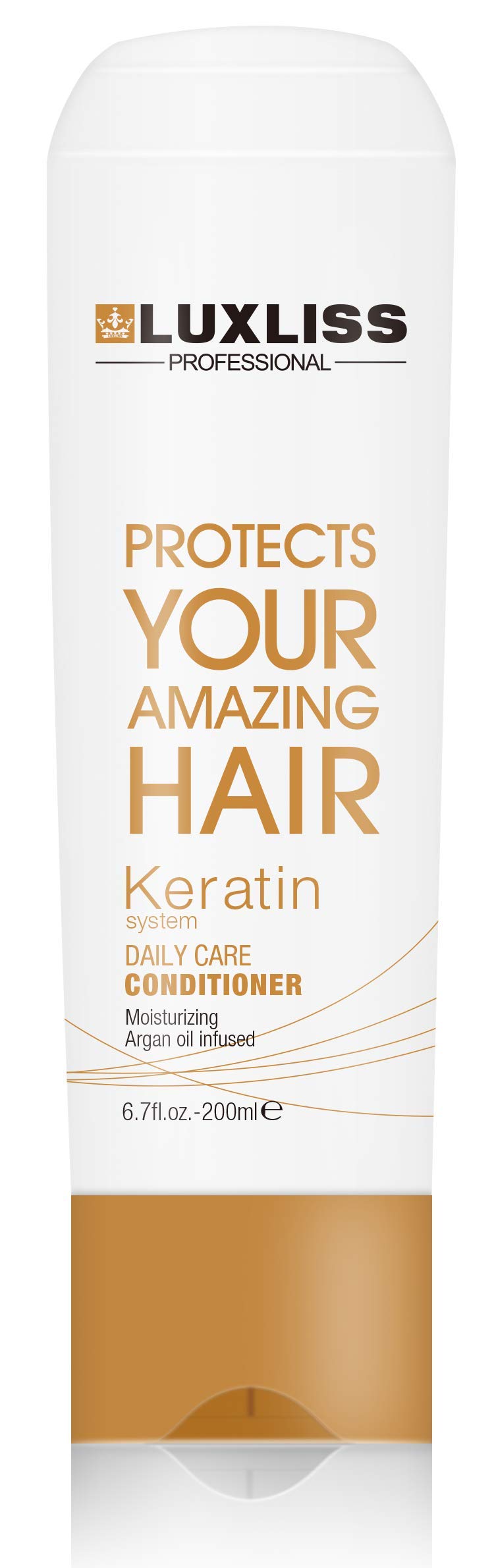 Luxliss Professional Keratin System Conditioner with Argan Oil 200ml