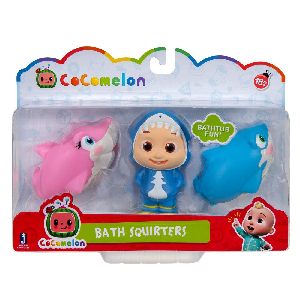 Cocomelon Bath Squirters (2 Shark & JJ)