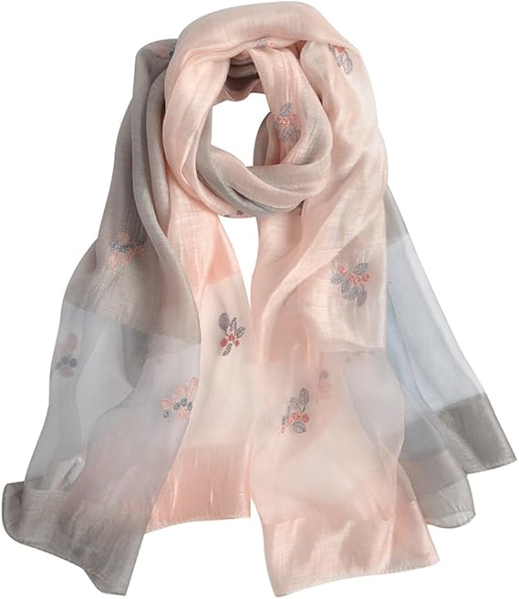 Amazon Sebeter X せべて シルクストール ストール Uvカット 夏 レディース 大判 接触冷感 Uvカット 吸湿 速乾 ストール 薄手 ひんやり 春夏用 スカーフ 花柄 スカーフ 通販