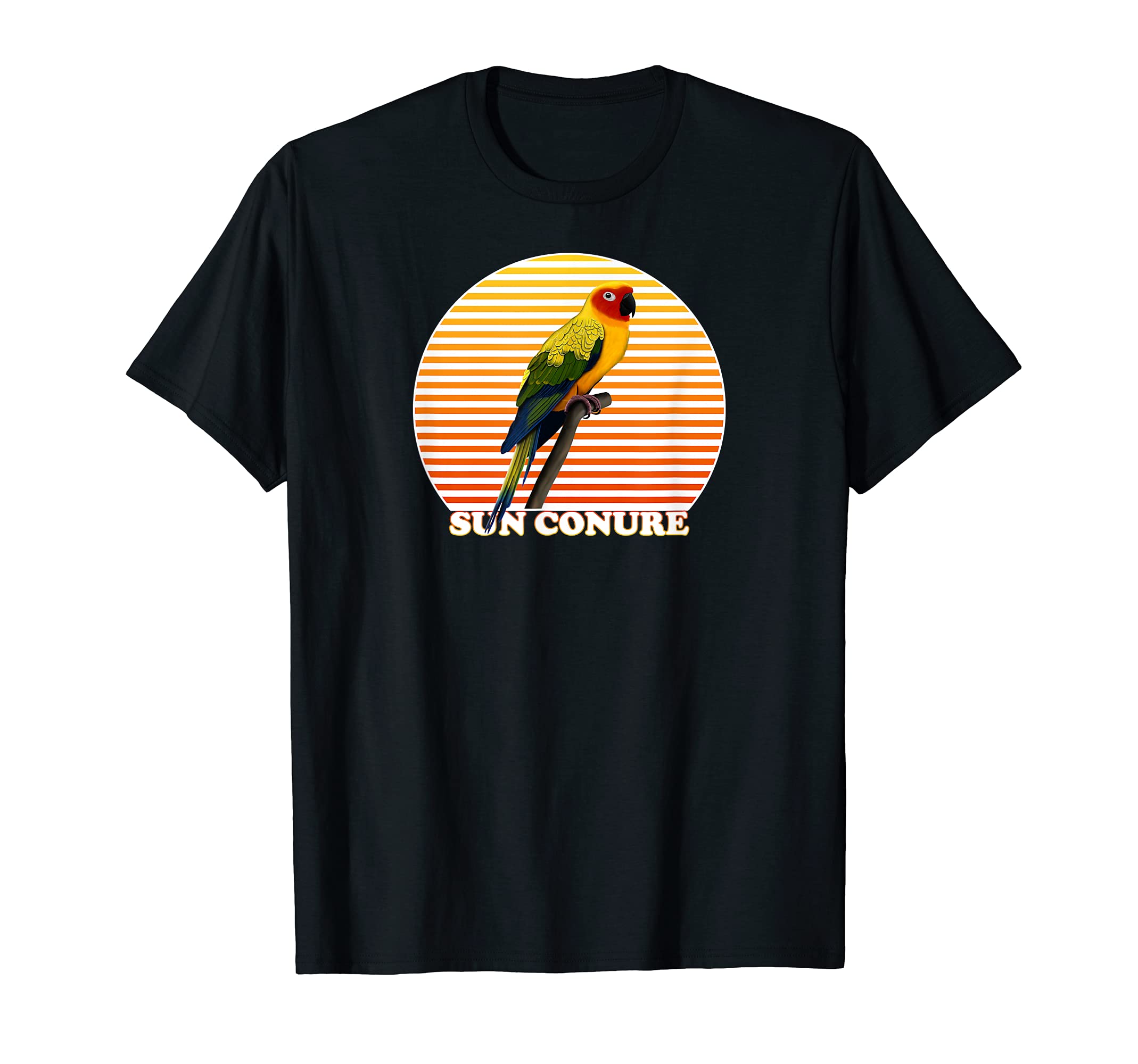 Sun Conure Bird Art Birdlover Birdwatcher Parrot Biologist T-Shirt
