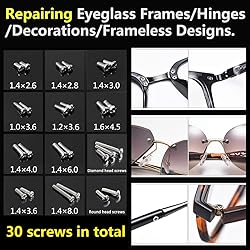 PTSLKHN Eye Glass Repairing Kit, S2 Steel