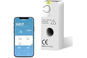 CHATTHEN eMylo Smart Meter Energy Monitor, 1-Phase Electricity Usage Monitor, 99% High Accuracy for Home Appliances/Solar/Net Metering, Imported Chips with a Long Lifespan