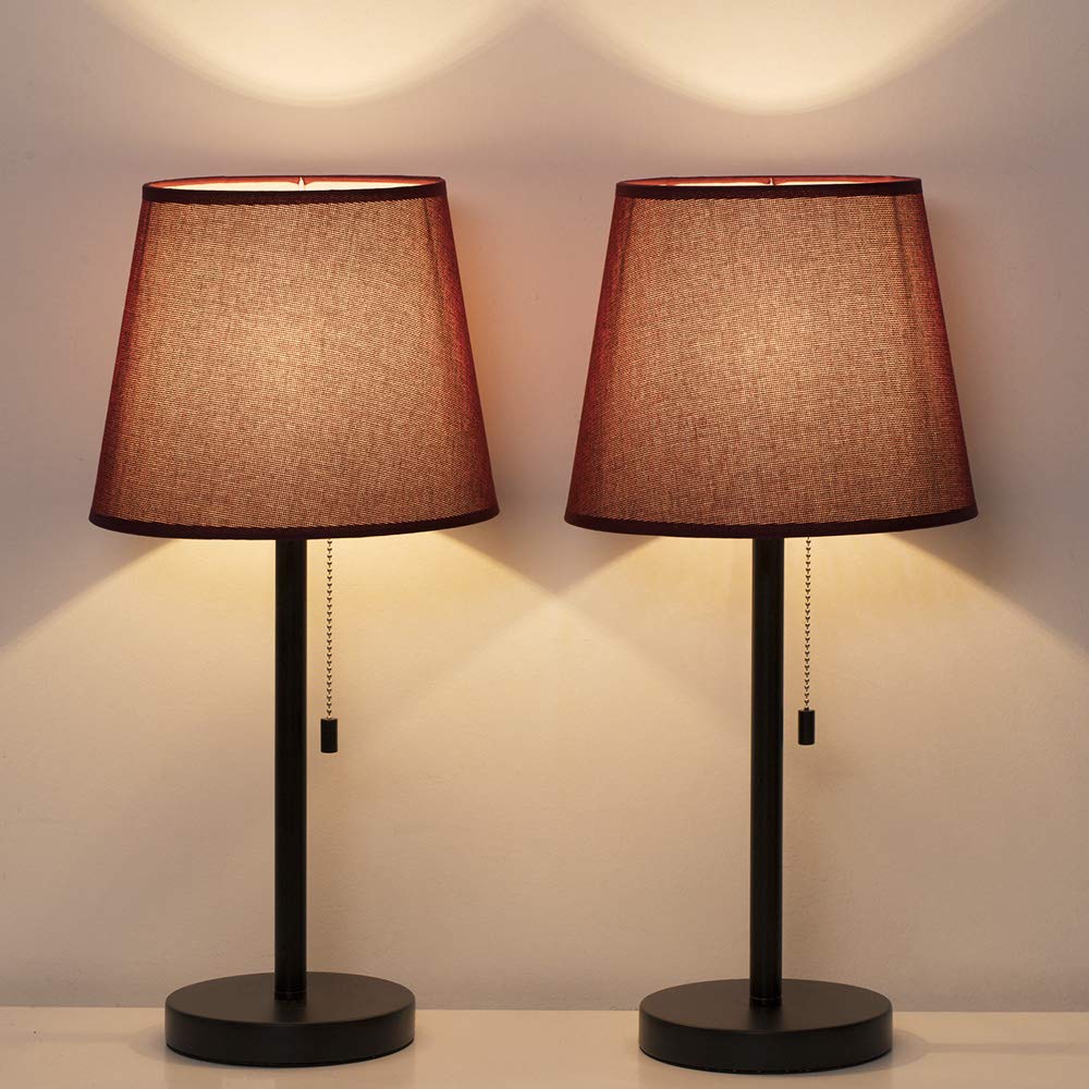 Best red and black table lamp