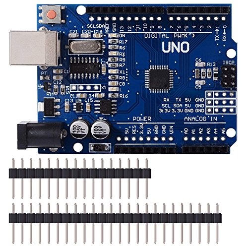 WINGONEER UNO R3 ATmega328P CH340 Development Board Arduino UNO R3 Compatible Arduino IDE Develope Kit Microcontroller with USB Cable