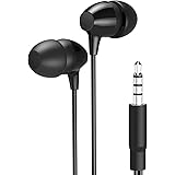 Wired Earbuds, Esolom Wired Earphones Noise Isolating in Ear Headphones with Microphones and 3.5mm Audio Cable Compatible with Sony, Oppo, Samsung, iPhone 6S/6/5S, iPad and etc, 3.94 Feet Cord
