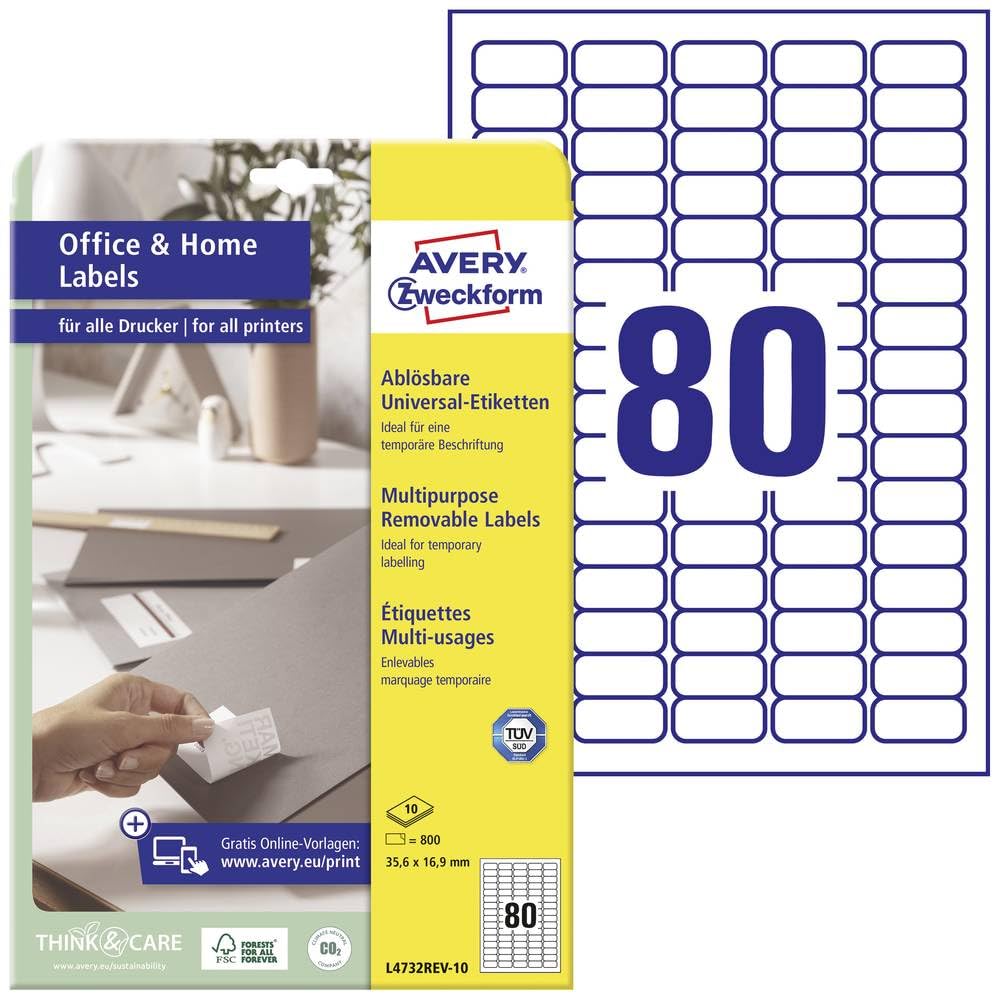 Avery Zweckform L4730REV-25 Universal Labels 10 Blatt