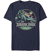 Jurassic Park Mens Jurassic Park Retro Circle T-Shirt