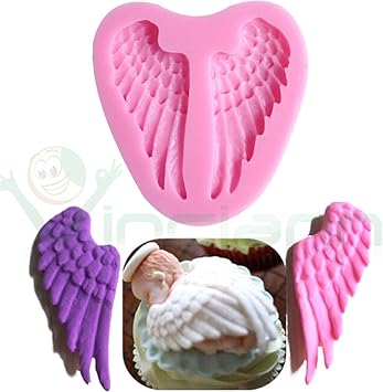 Other Baking Accessories Moule Silicone 3d Ange Pour Pate A Sucre Cake Design Decoration Gateau Home Garden